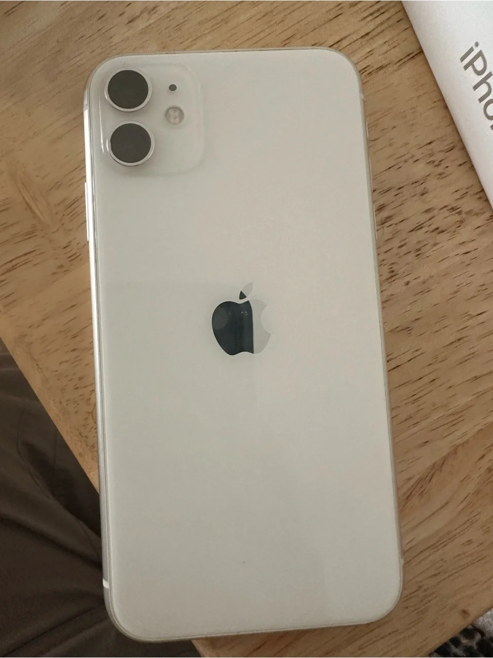 Tablet box with Apple logo